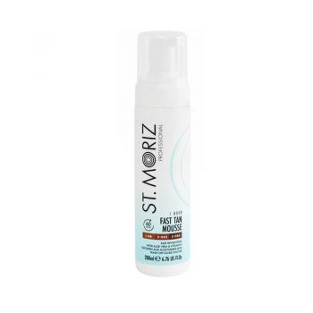 Spuma autobronzantă St. Moriz Professional 1 Hour Fast Tan Mousse, 200 ml