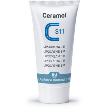 Tratament localizat eczema si dermatita atopica Ceramol Lipocream 311, 50 ml