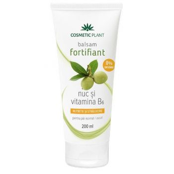 Balsam fortifiant cu nuc si vitamina B6 Cosmetic Plant (Concentratie: Balsam, Gramaj: 200 ml) ieftin