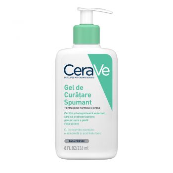 CERAVE GEL DE CURATARE SPUMANT PIELE NORMALA SI GRASA 236ML