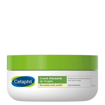 CETAPHIL CREMA HIDRATANTA DE NOAPTE CU ACID HIALURONIC 48ML