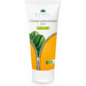 Crema anticelulita forte cu extract de cafea verde Cosmetic Plant (Concentratie: Crema modelatoare, Gramaj: 200 ml)