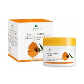 Crema antirid cu galbenele Cosmetic Plant (Concentratie: Crema pentru fata, Gramaj: 50 ml)