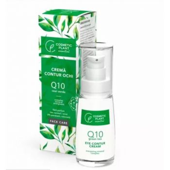 Crema contur ochi Q10 + ceai verde Cosmetic Plant (Concentratie: Crema, Gramaj: 30 ml) de firma original