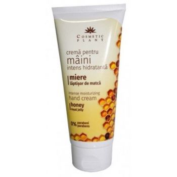 Crema pentru maini intens hidratanta cu miere si laptisor de matca Cosmetic Plant (Concentratie: Crema de maini, Gramaj: 100 ml)