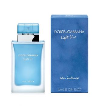 Dolce&Gabanna Light Blue Eau Intense, Apa de Parfum, Femei (Concentratie: Apa de Parfum, Gramaj: 25 ml) de firma original