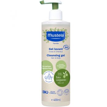 Gel de curatare Eco pentru par si corp Mustela, 400 ml