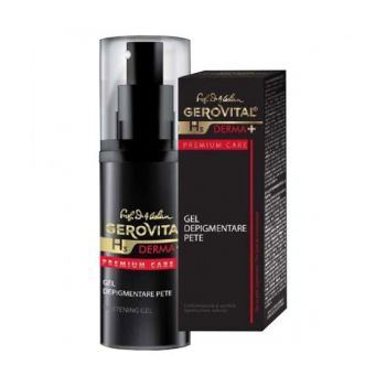 Gel depigmentare pete Gerovital H3 Derma+ Premium Care (Concentratie: Gel, Gramaj: 30 ml)