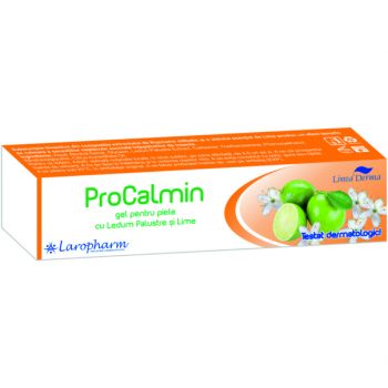 PROCALMIN GEL PT PIELE CU LEDUM PLASTURE SI LIME 40G ieftin