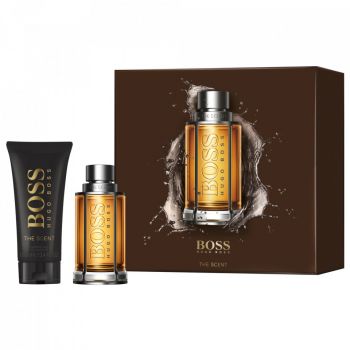 Set Cadou Boss The Scent, Apa de Toaleta, Barbati (Continut set: 50 ml Apa de Toaleta + 100 ml Gel de Dus)