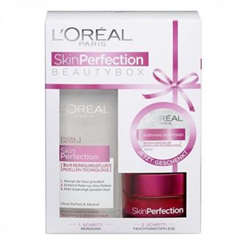 Set cadou curățare și hidratare L`Oreal Skin Perfection Beautybox 3 Delig de firma original