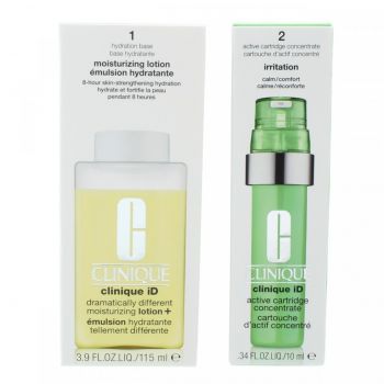 Set Clinique Id: Dramatically Different Moisturizing Lotion + Active Cartridge Concentrate Irritation (Gramaj: 115 ml + 10 ml)