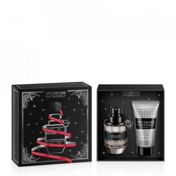 Set Codou Viktor & Rolf SpiceBomb, Apa de Toaleta, Barbati (Continut set: 50 ml Apa deToaleta + 50 ml After Shave Balsam)