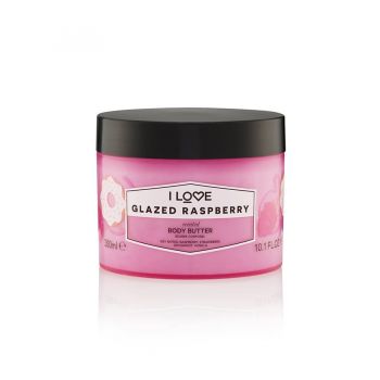 Unt de corp I love Glazed Raspberry, 330 ml (Concentratie: Unt de corp, Gramaj: 330 ml)