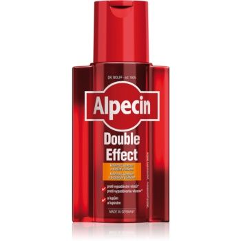 Alpecin Double Effect sampon pe baza de cofeina pentru barbati impotriva matretii si caderii parului
