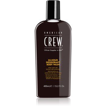 American Crew Body 24-Hour Deodorant Body Wash Gel de dus cu efect de deodorante 24 de ore