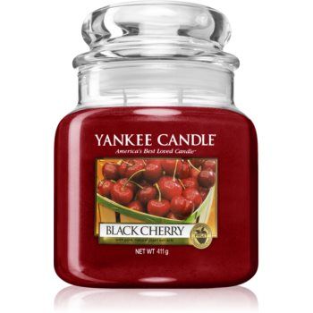 Yankee Candle Black Cherry lumânare parfumată