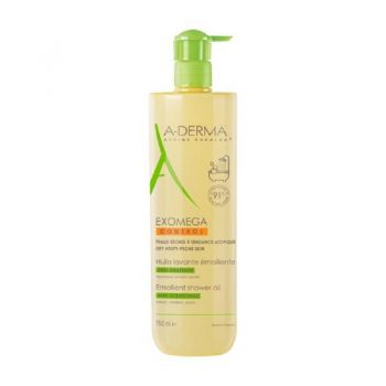 A-DERMA EXOMEGA CONTROL ULEI DE DUS 750ML