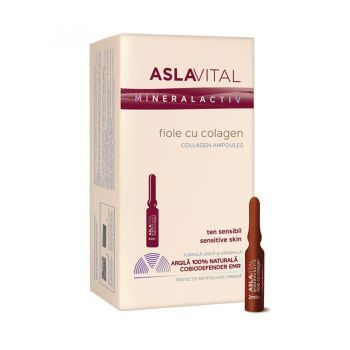 ASLAVITAL MINERALACTIV FIOLE CU COLAGEN 10 FIOLE X 2ML