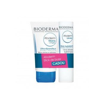 BIODERMA ATODERM CREMA DE MAINI 50ML + STICK DE BUZE 4G CADOU