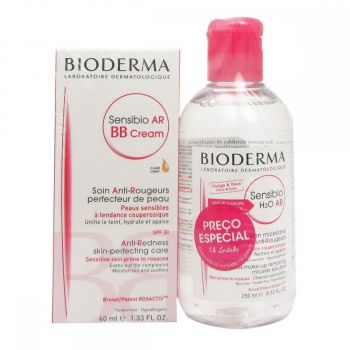 BIODERMA SENSIBIO AR BB CREAM 40ML + H2O AR LOTIUNE 250ML CADOU