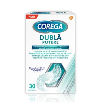 COREGA DUBLA PUTERE 30 TABLETE EFERVESCENTE