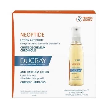 DUCRAY NEOPTIDE TRATAMENT IMPOTRIVA CADERII PARULUI 3 FLACOANE SPRAY 30ML