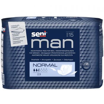 SENI MAN NORMAL ABSORBANTE INCONTINENTA 15BUC