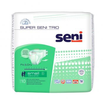 SENI SUPER TRIO SMALL SCUTECE INCONTINENTA 10BUC