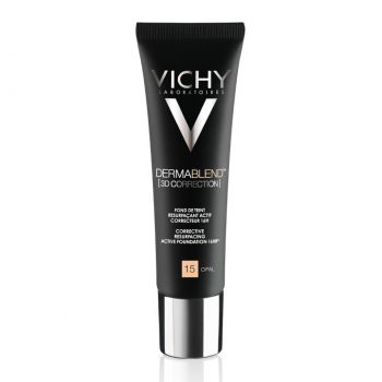 VICHY DERMABLEND 3D FOND DE TEN CORECTOR TEN GRAS CU TENDINTA ACNEICA NUANTA 15 OPAL