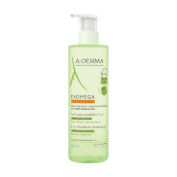 A-DERMA EXOMEGA CONTROL GEL 2IN1 500ML