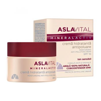 ASLAVITAL MINERALACTIV CREMA HIDRATANTA ANTIPOLUARE SPF10 50ML