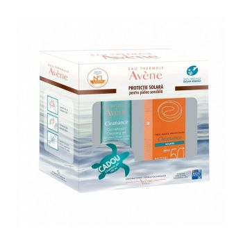 AVENE CLEANANCE FLUID SPF50+ 50ML + GEL DE CURATARE 100ML CADOU