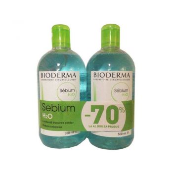 BIODERMA SEBIUM H2O LOTIUNE 500ML 1+1 70% REDUCERE LA AL 2-LEA PRODUS