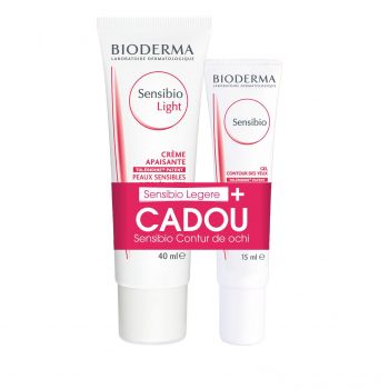 BIODERMA SENSIBIO LEGERE CREMA 40ML + CONTUR OCHI GEL 15ML CADOU