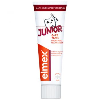 ELMEX PASTA DINTI ANTI CARIES PROFESSIONAL JUNIOR 6-12 ANI 75ML