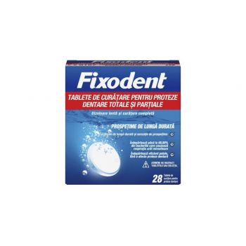 FIXODENT TABS FRESH X 28 TABLETE