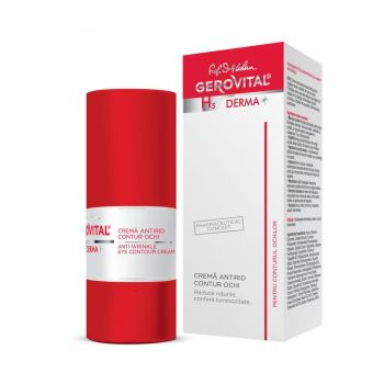 GEROVITAL H3 DERMA+ CREMA ANTIRID CONTUR OCHI 15ML