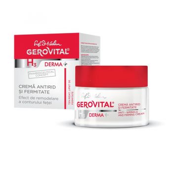 GEROVITAL H3 DERMA+ CREMA ANTIRID SI FERMITATE 50ML