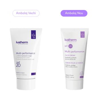 IVATHERM CREMA HIDRATANTA MULTIPERFORMANTA PENTRU FATA SPF20 50ML