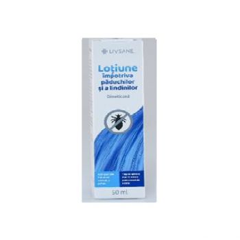 LIVSANE LOTIUNE IMPOTRIVA PADUCHILOR CU DIMETICONA 50ML