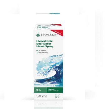 LIVSANE SPRAY NAZAL CU APA DE MARE HIPERTONICA 30ML