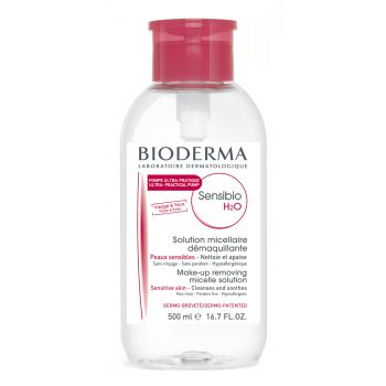 BIODERMA SENSIBIO H2O LOTIUNE MICELARA CU POMPITA 500ML