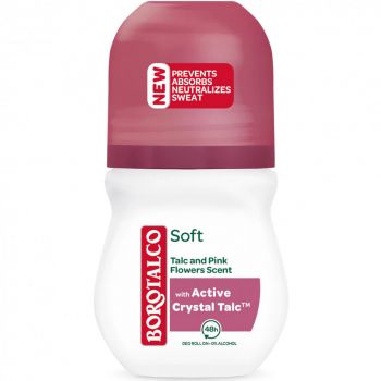 Deodorant roll-on Borotalco Soft, 50 ml (Concentratie: Roll-On, Gramaj: 50 ml) de firma original