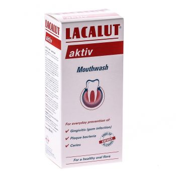 LACALUT AKTIV APA DE GURA ANTIPLAQUE 300ML