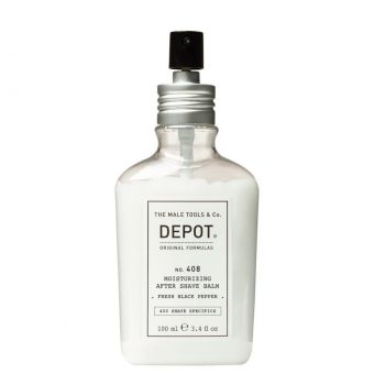 After shave balsam Depot 400 Shave Specifics No.408 Moisturizing Fresh Black Pepper (Concentratie: After Shave Balsam, Gramaj: 100 ml) After shave balsam Depot 400 Shave Specifics No.408 Moisturizing Fresh Black Pepper (Concentratie: After Shave Balsam, Gramaj: 100 ml)