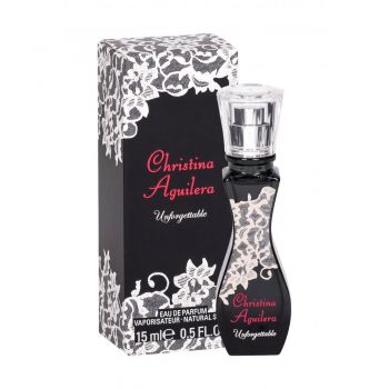 Christina Aguilera Unforgettable, Apa de Parfum, Femei (Concentratie: Apa de Parfum, Gramaj: 15 ml) Christina Aguilera Unforgettable, Apa de Parfum, Femei (Concentratie: Apa de Parfum, Gramaj: 15 ml)