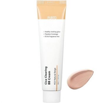 Crema coloranta de fata BB Cream Cica Clearing, Purito (Gramaj: 30 ml, Concentratie: Crema BB, CULOARE: 23 Natural Beige) de firma original