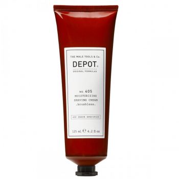 Crema pentru barbierit Depot 400 Shave Specifics No.405 Moisturizing Brushless (Concentratie: Crema pentru barbierit la tub, Gramaj: 125 ml)