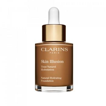 Fond de ten Clarins Skin Illusion Spf15, 30 ml (Gramaj: 30 ml, Nuanta fond de ten: 118.5 Chocolate Natural)